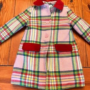 Mini Boden 3/4 pick tweed coat- the absolute cutest